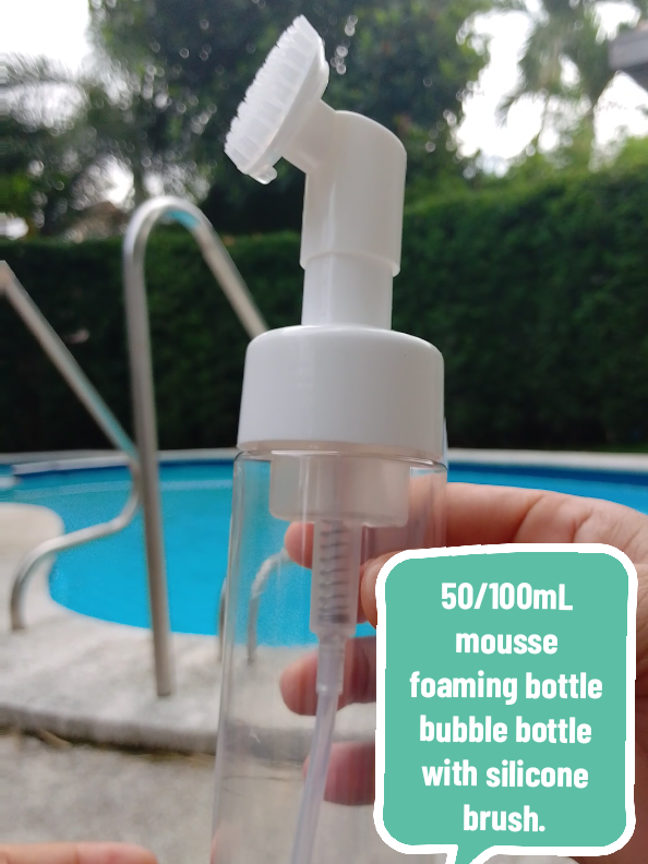 50/ 100mL MOUSSE FOAMING BOTTLE BUBBLE BOTTLE WITH SILICONE BRUSH. #foamingbottle #siliconebrush #creatorsearchinsight #affiliate #affiliatemarketing 