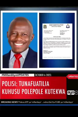 H POLE POLE KUTEKWA JANA NYUMBANI KWAKE POLISI WANA FUATILIA #millardayo #tiktoktanzania🇹🇿 #millardayoupdates #trendingtanzania🇹🇿 