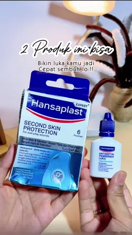 2produk ini wajib bgt ada dirumah !! @Hansaplast Indonesia #hansaplast #secondskin #healfasterlikesecondskin #tenangbawahansaplast #acnepatch 