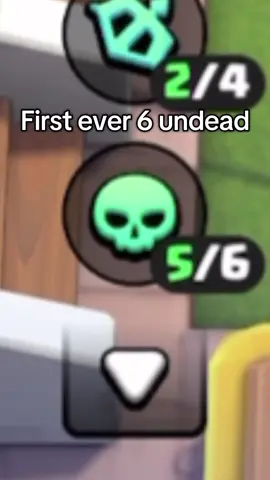 Top 100 - First ever 6 undead🤑 absolutely insane that they lose 75% hp off the bat - their 3 star goblin machine barely even got to fire. Follow for more🙏 #mergetactics #clashroyale #clashroyalememes #fyp 