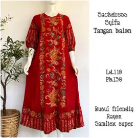 Daster Panjang Sackdres Batik#daster #dasterviral #dastermurah ##CapCut 