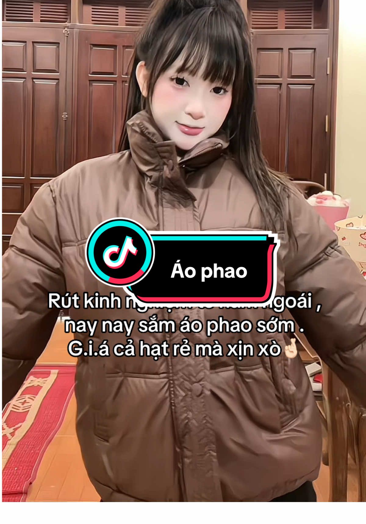 Triển luôn #aophaonu #muadongkhonglanh #xuhuongtiktok #review #ilovetiktok 