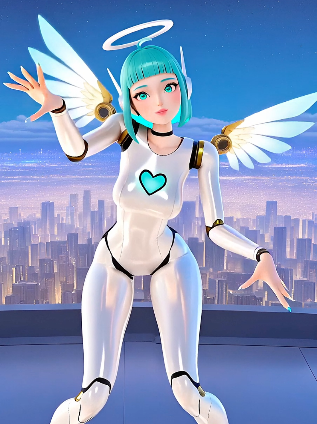 Mirai Robot dead dance animation #oc #waifu #anime #cosplay #animeedit   motion ref: duckie.cos