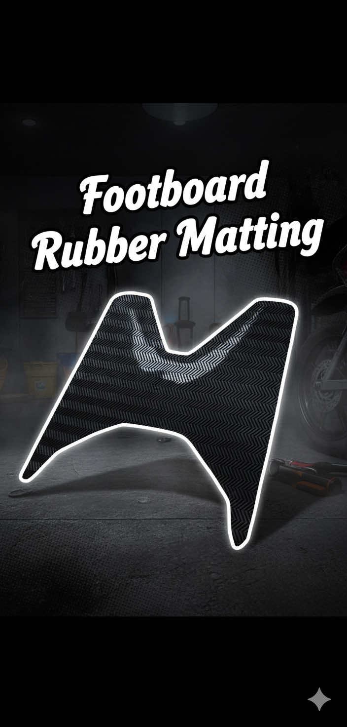 Iwas gasgas at dagdag porma para sa Honda Click mo! Footboard Rubber Matting! 😎 #footboardmatting #footboardrubbermatting #footboard #fyp 