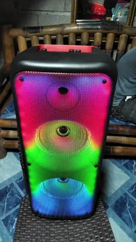 V2S PB822Pro Bluetooth Speaker w/ RGB Light Portable TWS Outdoor Speaker w/ Dual wireless microphone Audio Radio Rechargeable Remote USB wired smartphone multicolor Digital. #V2SPB822Pro #bluetoothspeaker #fyp #fyppppppppppppppppppppppp 