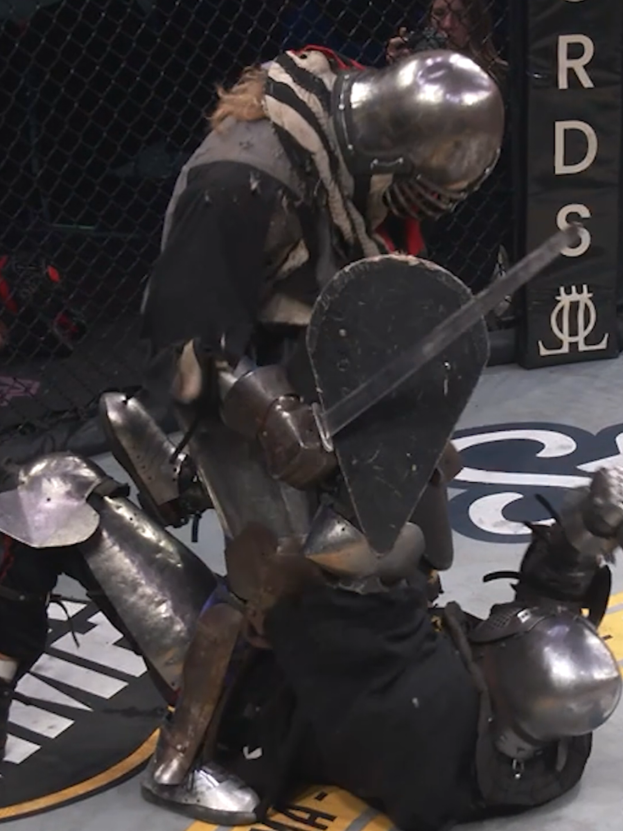 No Mercy! ARMORED MMA x STAKE @stake Use Code: ArmoredMMA when you log onto stake.com See links in bio! ... .. . #medievalcagefighting #cagefight #armoredmma #medievalmartialarts #medievalmma 