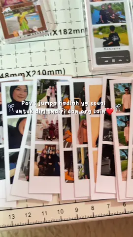 you guys dah jumpa hadiah yg cute ke😍💖✨ #photostrip #photobooth #fyp #moments #polaroidlove 