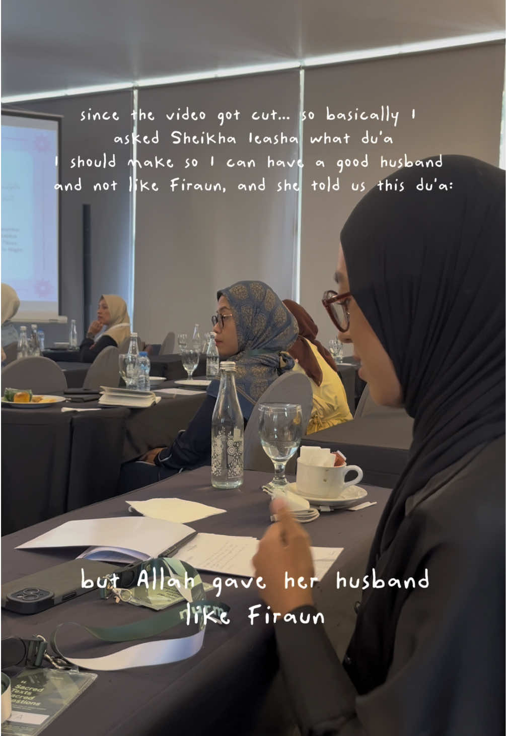 session with Sheikha Ieasha Prime 🤍 #islamiclecture 