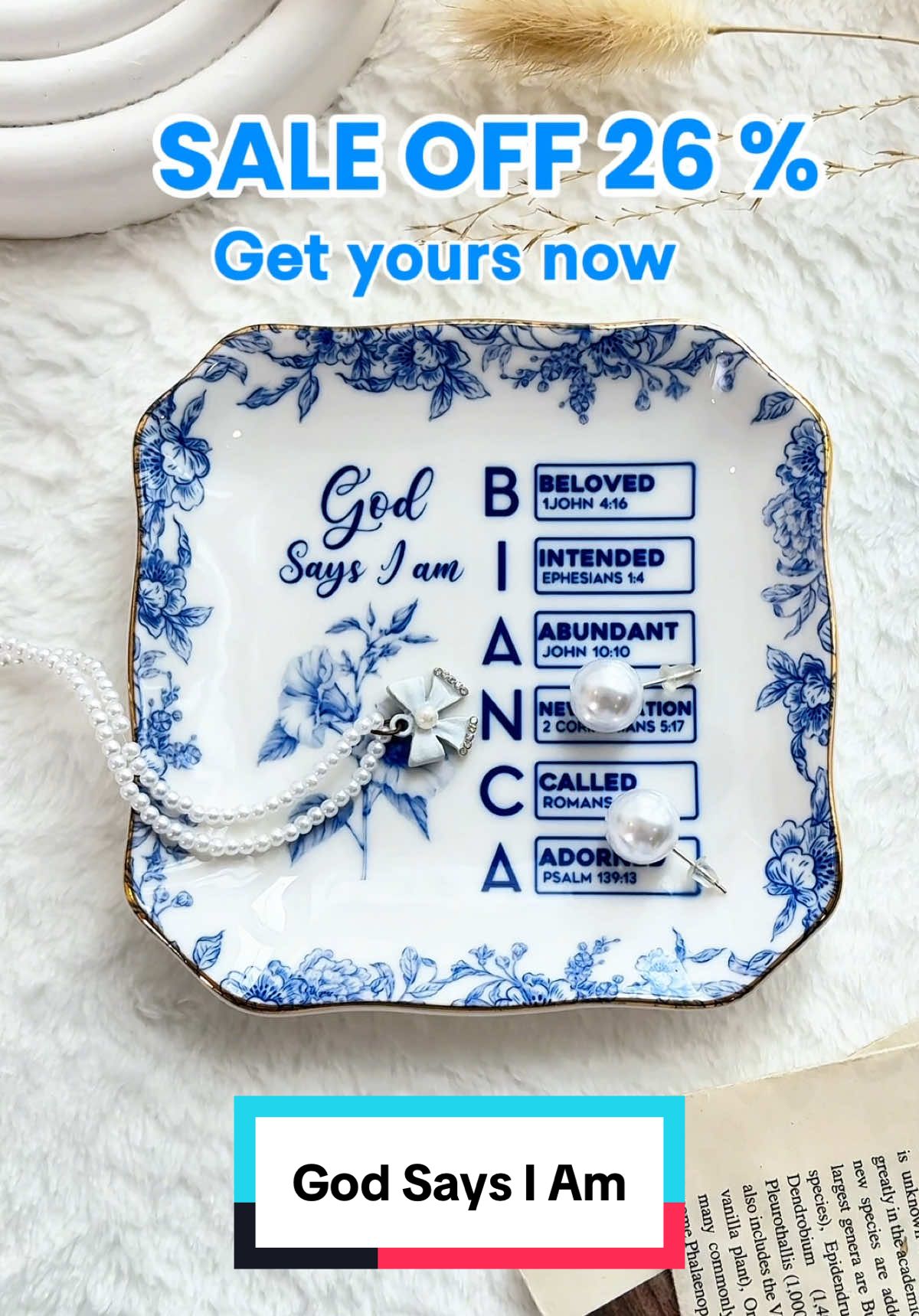 Gift loved ones affirmation and godly connection with this heartfelt birthday present🙏✝️ #macorner #jewelrydish #christiangifts #selflove #birthdaygift