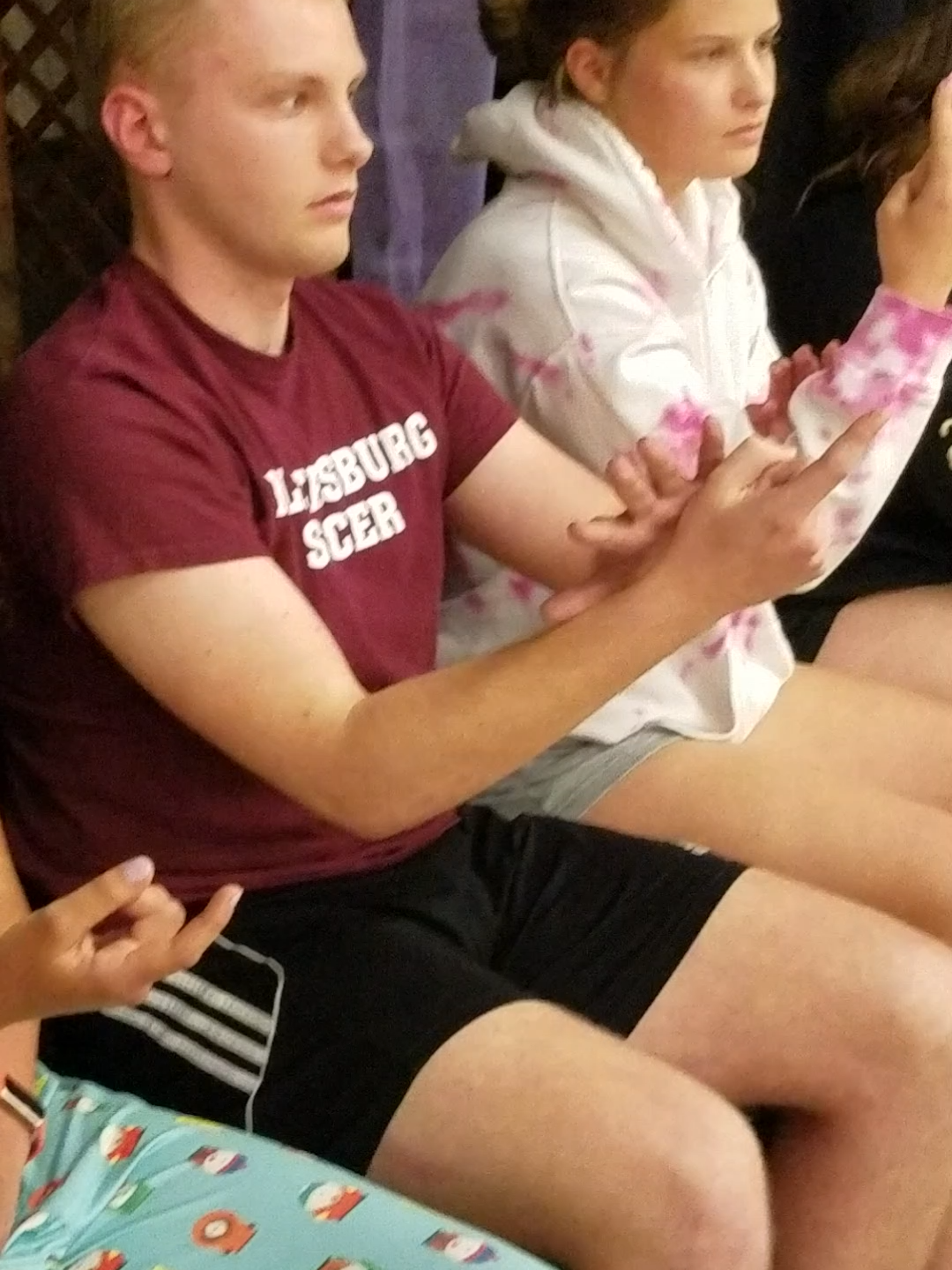 A game of Finger Magnet. In the Marshal Manlove Stage Hypnosis Show. To book a show for any kind of event in any English speaking country, visit www.marshalmanlove.com (working on a French show too.)