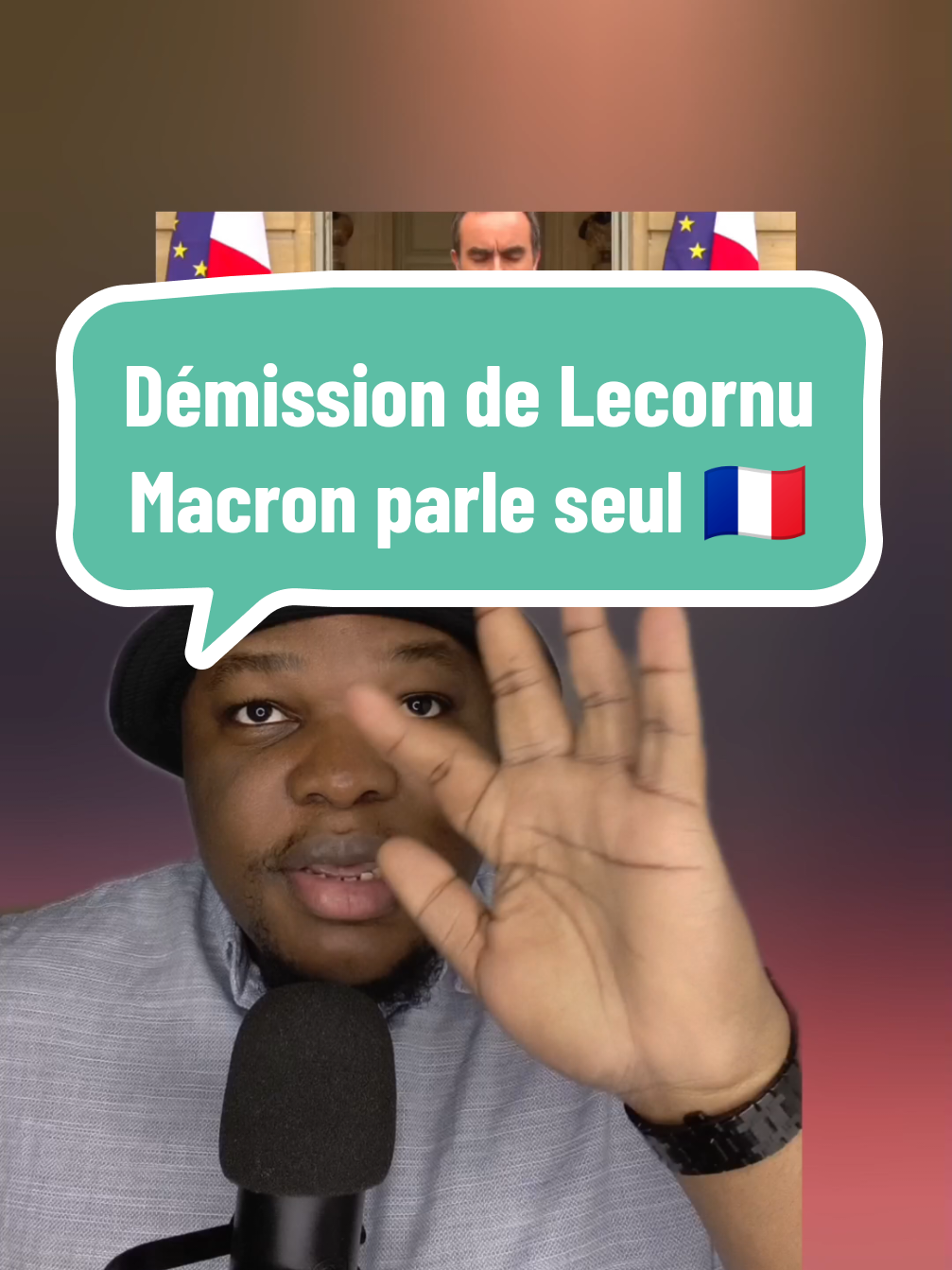 Démission de Lecornu Macron parle seul 🇫🇷  #francetiktok🇫🇷 #francetiktok🇨🇵 #francetiktok #poutine🇷🇺 #russie🇷🇺 