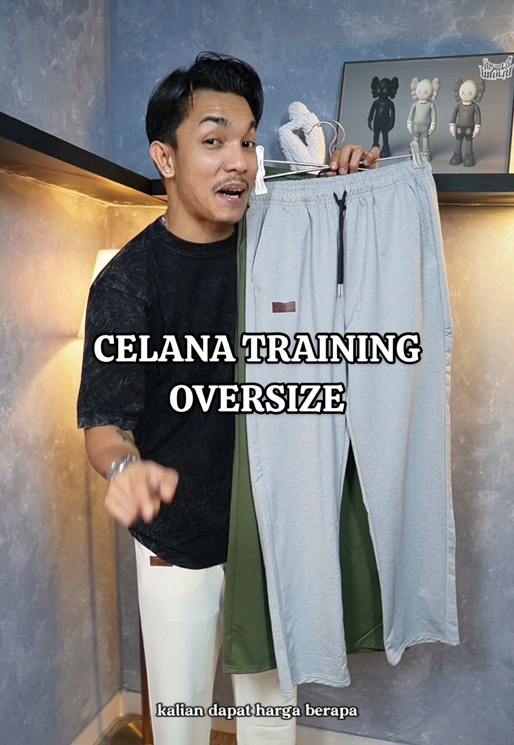 Celana Training OVERSIZE Bahan Nylon Spandex tebel lembut harga murah. #celana #celanamurah #celanatraining #promoguncang1010 #fyp 