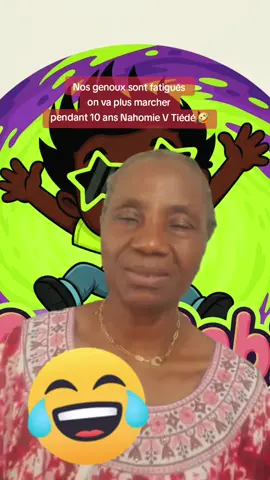 Nos genoux sont fatigués,  on va plus marcher  pendant 10 ans. Nahomie V Tiédé s'exprime 🤣