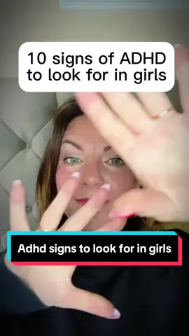 10 signs of adhd to look for in girls #adhd  #adhdawareness  #adhdingirls  #adhdinwomen