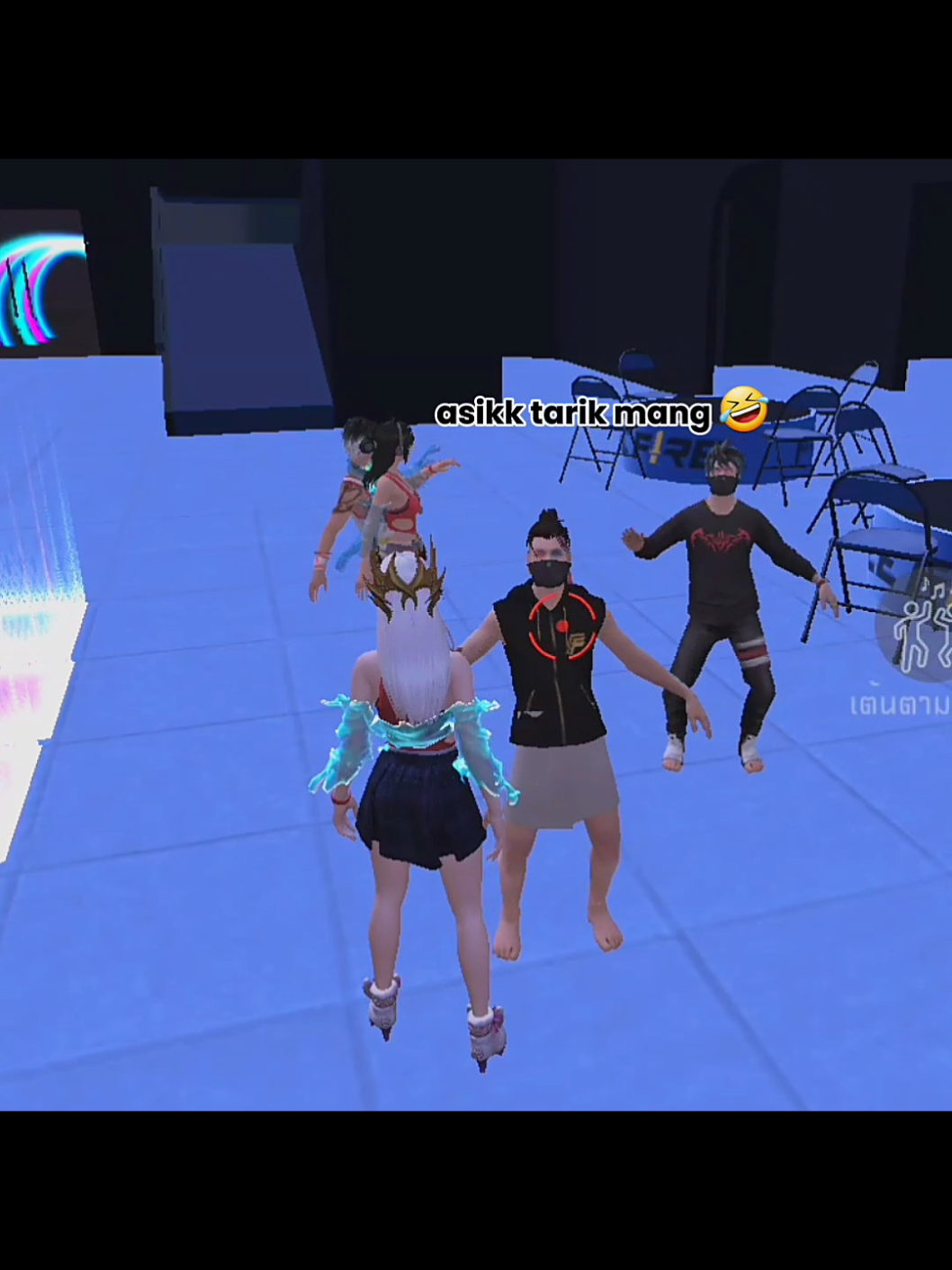 Day 1 masuk map goyang² 😫😭 tapi ini bikin ngakak anjir 😂🙏 #jogetbarengff #fypviral #ff #nonaly 