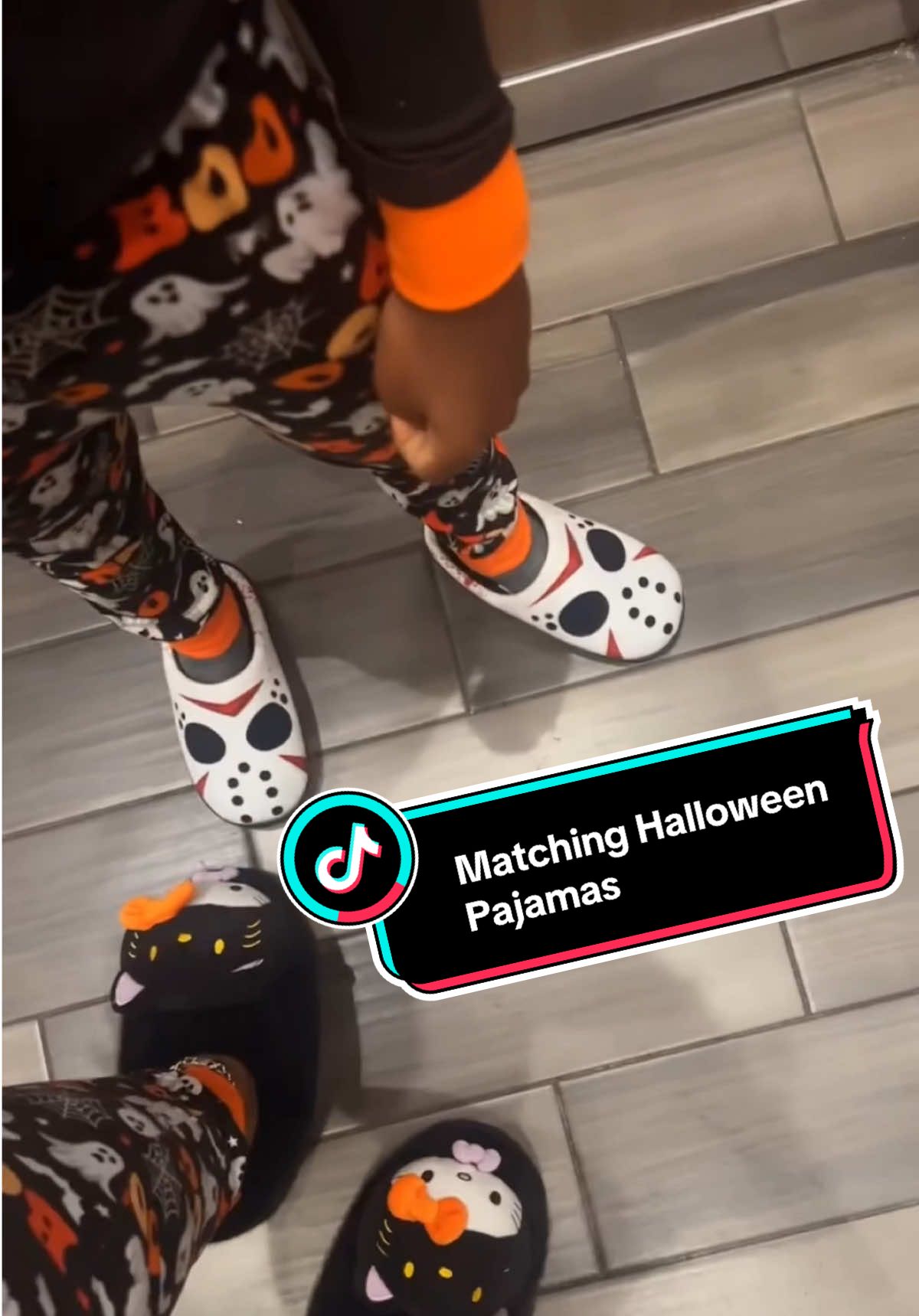 A little Halloween Fun with my baby on Are Trip love to  Match with him 🧡🖤🧡🖤👻🎃#matchingpajamas #halloween 
