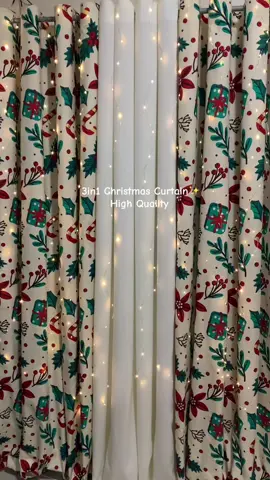 #3in1christmascurtain #christmascurtain #ringcurtain #curtain 