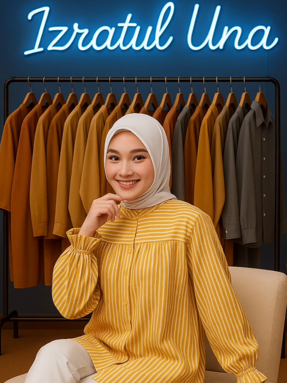 Kemeja Wanita Salur Rayon Lengan Panjang Bahanya Jatuh lembut dingin adem enaken dipakai #kemejawanita #kemejalenganpanjang #kemejasalur #kemejaterlaris #kemejaterbaru 