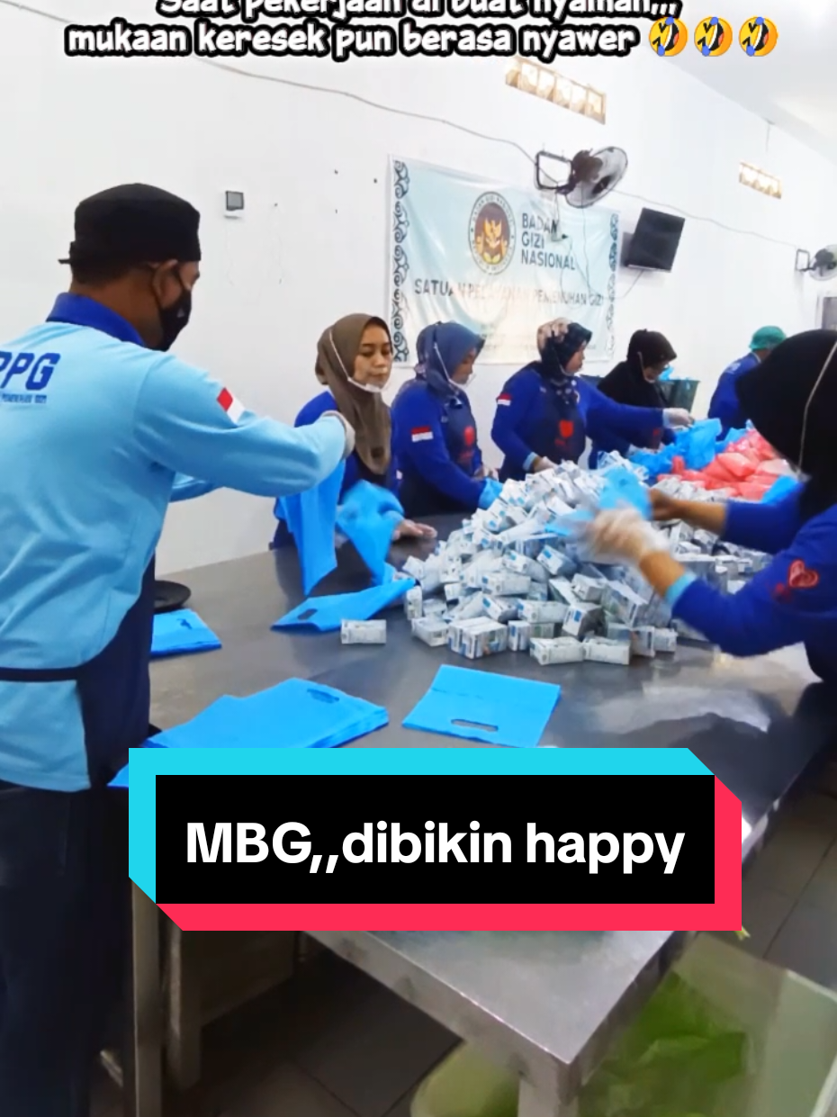 Saatnya menikmati pekerjaan MBG #menikmatipekerjaan #dapursehat #dapurrbc #bandungbarat #ceuani 