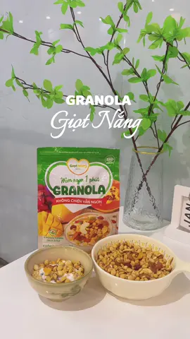 Bữa sáng tiện lợi dinh dưỡng #healthy #giotnang #granola #cherryunboxx #viral 