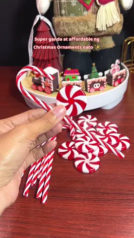 Affordable and high quality christmas ornaments ✨ #christmasornaments #christmasdecor #christmastree #christmascandycane #christmas 
