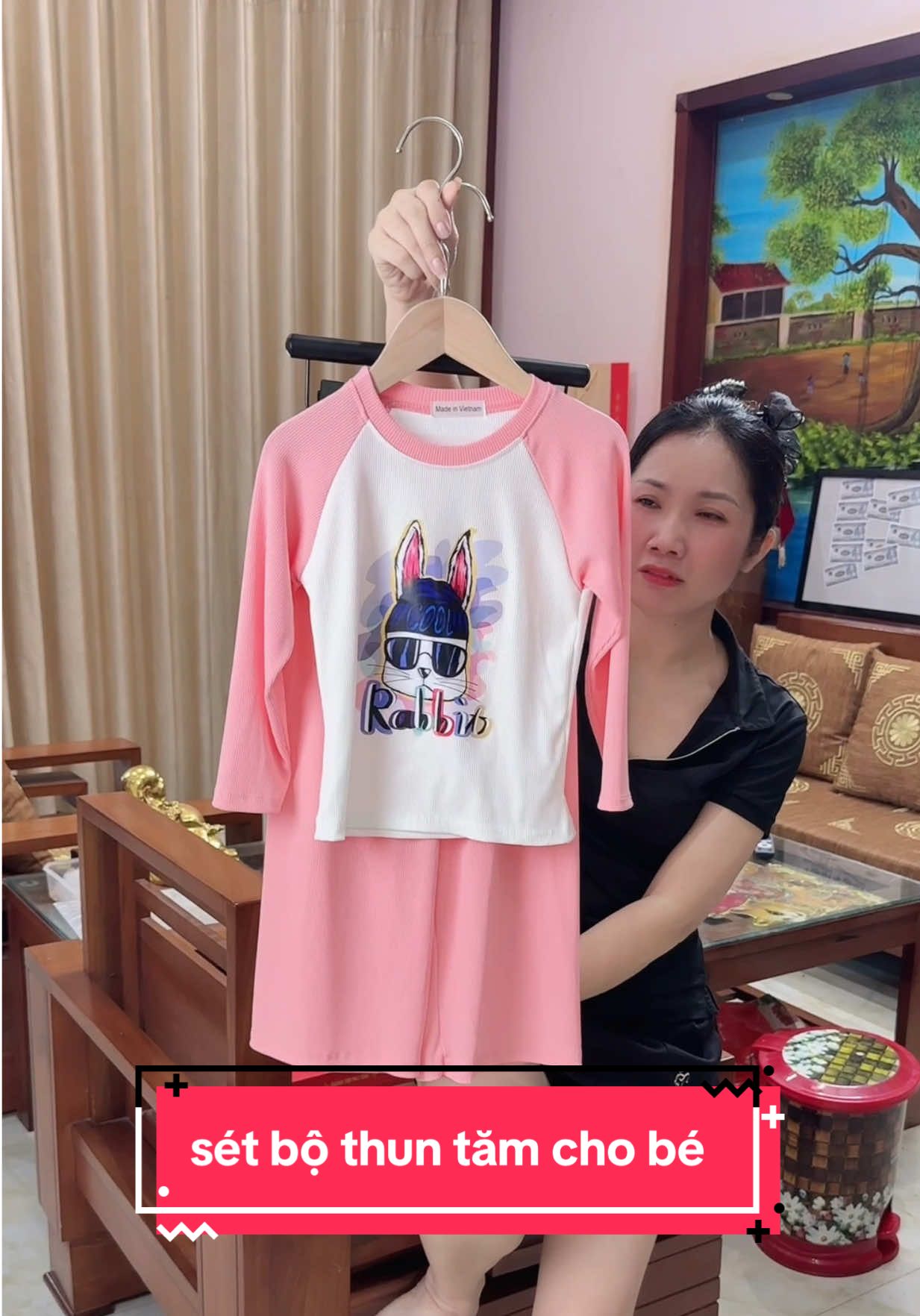 sét bộ thun tăm rẻ đẹp nói ko ai tin#quanaotreem #me6conriviu #quanaothudongchobe #setbobegai #quanaobegai 