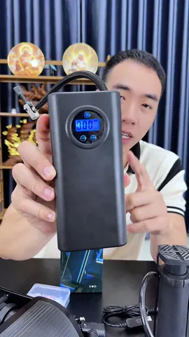 Máy bơm lốp tự động ô tô xe máy xe đạp Cao Cấp #maybomlop 