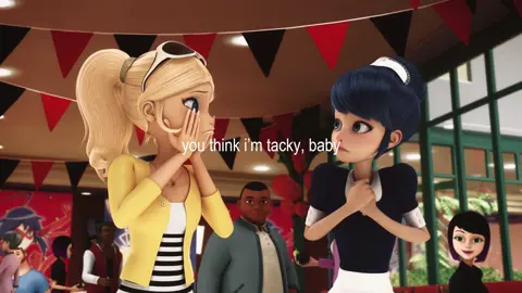 immediately thought of them after first listen || spc: dupainpacks #dwoht89 #miraculous #marinette #chloe #fyp 