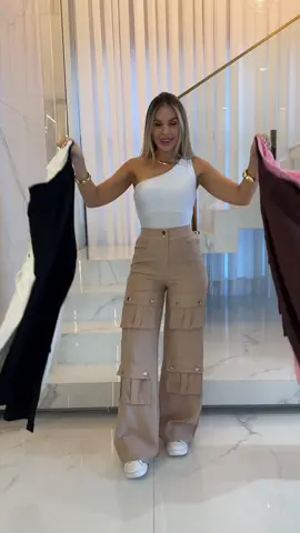 Calça cargo, tecido marrant em 5 cores, difícil escolher só uma!😍 Você pode adquirir através do nosso site: www.maniadevestir.net.br ou em uma das nossas lojas físicas!🛒