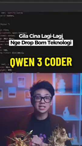Lu tau gak sekarang lu udah gak perlu bayar mahal buat pake AI coding kayak GPT-4 atau Claude? Kenalin Qwen3-Coder, model open source baru yang lagi ngehebohin dunia teknologi. Apa yang bikin Qwen3-Coder beda? - Lebih cepet dan lebih akurat dibanding model kayak Claude Sonnet 4. - 100% gratis dan open-source. - Bisa bikin aplikasi atau website lengkap dari nol secara otomatis. Yang gokilnya, performanya selevel sama model premium, tapi tanpa keluar biaya sepeser pun. Asia lagi jadi pusat masa depan dunia programming, dan Qwen3-Coder adalah buktinya. Kalau mau coba langsung gratis, ini link-nya: 👉 https://chat.qwen.ai Follow gw buat dapetin update terbaru tentang AI. #qwen3 #coder #ai #artificialintelligence #serunyabelajar 