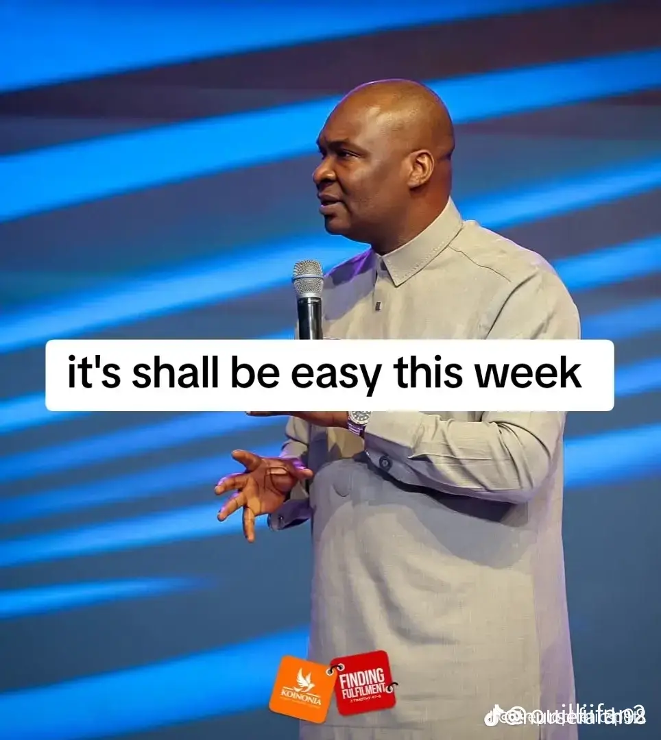 it shall be easy this week 