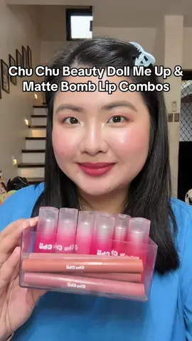 Replying to @M A J O J O K O @M A J O J O K O Chu Chu Beauty Doll Me Up Lip Crayon and Chu Chu Beauty Matte Bomb Non Drying Matte Lipstick Lip Combos @Chu Chu Beauty #fyp #chuchubeauty #lipcombo ❤️
