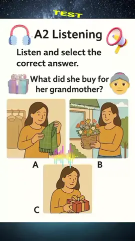 A2 Listening Test with captions and answer #a2listening #cept #viraltiktok 