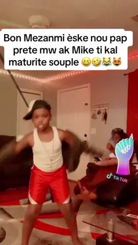 Bon jounen ak #mike #😍😍😍 #pounoutout #😂😂😂 #danse pitit 
