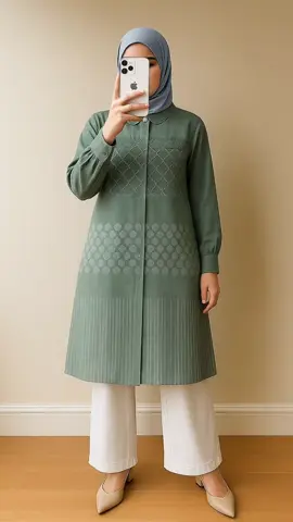 Tampil memukau tanpa meninggalkan kesan syar’i! Outfit elegan ini pas banget untuk momen spesial seperti kondangan, hari raya, atau acara resmi. Perpaduan desain modern & sentuhan etnik bikin look kamu makin standout 🌸 📌 Cek link produk di bio ya! #OOTD #hijabstyle #muslimahfashion #syarifashion #modestlook  