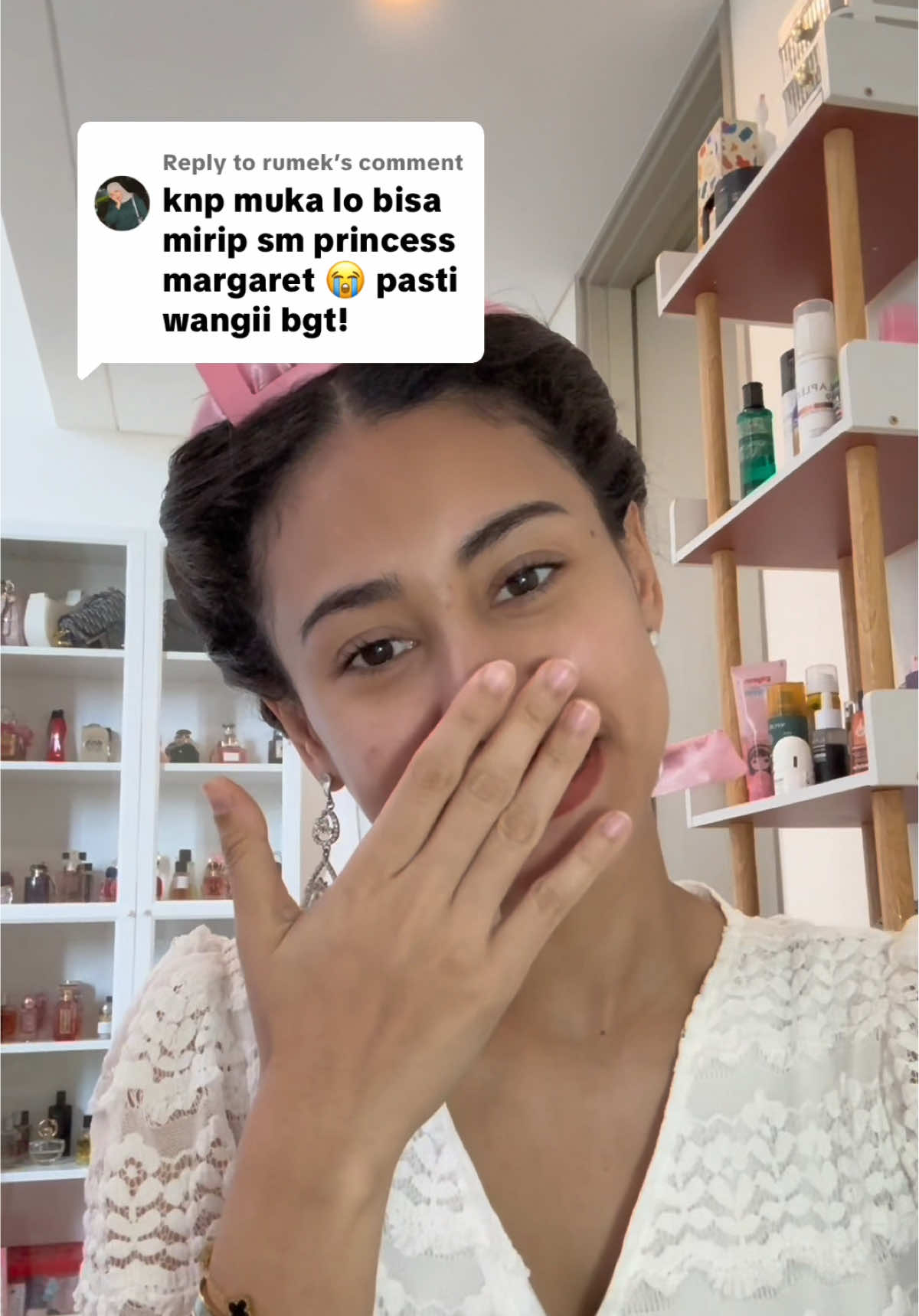 beneran kepo princess margaret wanginya kyk gimana ya wkwk #mykonos #hmns #eserperfumery 