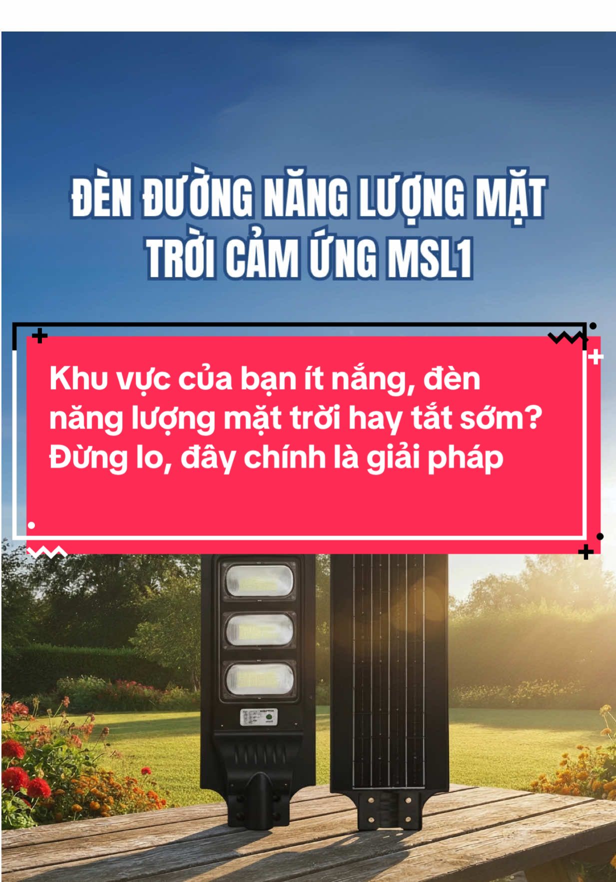 Lựa chọn MSL1 – Giải pháp chiếu sáng thông minh, tiết kiệm và an toàn cho mọi công trình. #kawasan #kawaled #dennangluongmattroi #denduongnangluongmattroi  