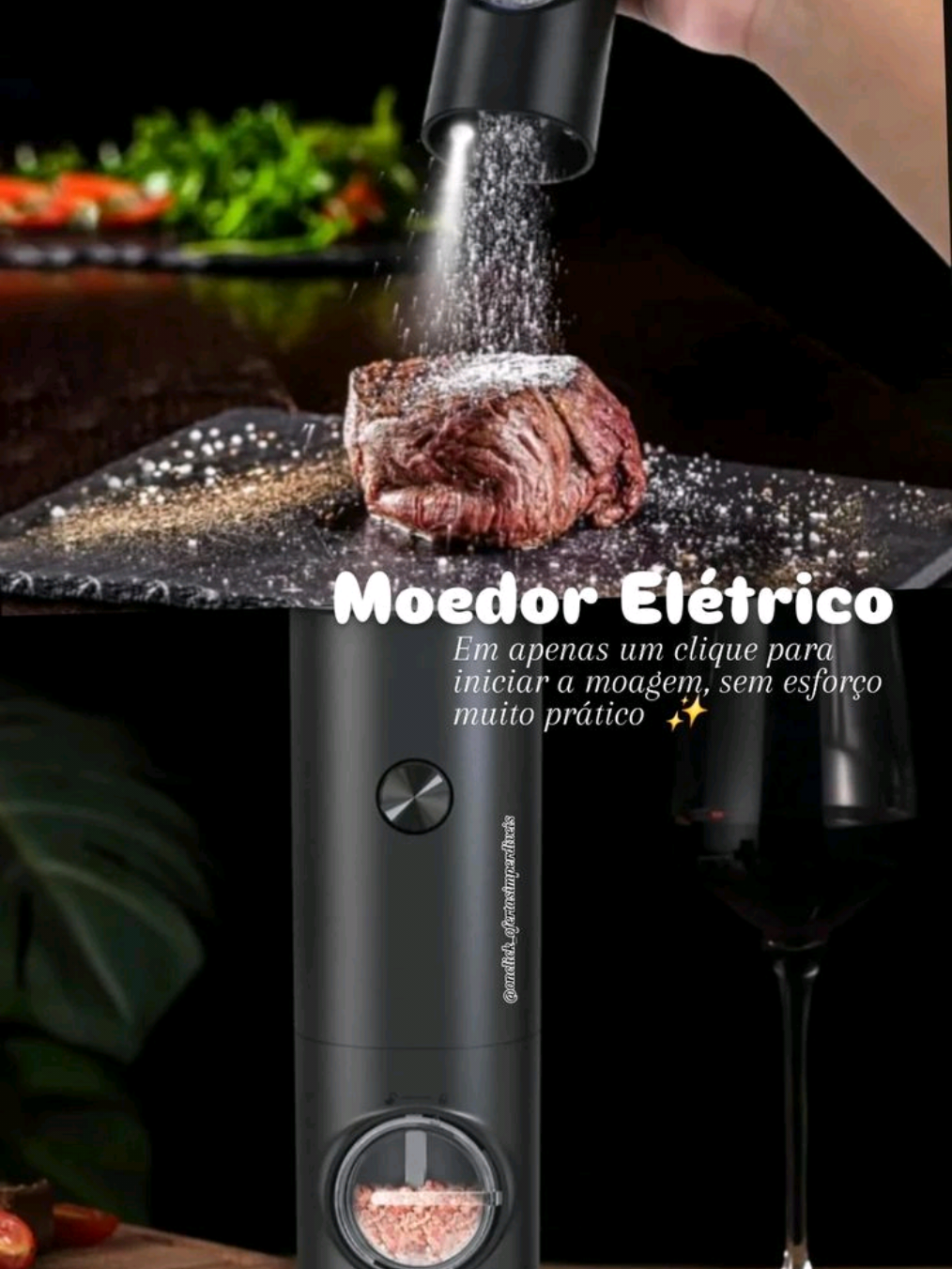 ✨O MELJOR MOEDOR ELÉTRICO DE TEMPEROS DA SHOPEE!✨ ID:CGJ-EFS-QTN 🔗Se quiserem o link eu envio!!!#foryoupage❤️❤️ #cozinha #shoppe #dicas_utilidades #fy 