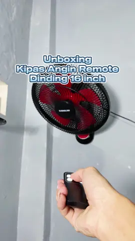 Kipas angin rasa ac? Coba cek dulu wallfan carslan satu ini nih cocok banget buat yg mageran di rumah! #kipasanginremot 