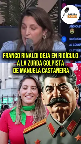 FRANCO RINALDI DEJA EN RIDICULO A LA ZURDA CASTAÑEIRA #agarralapala #milei #kirchnerismo #lalibertadavanza 