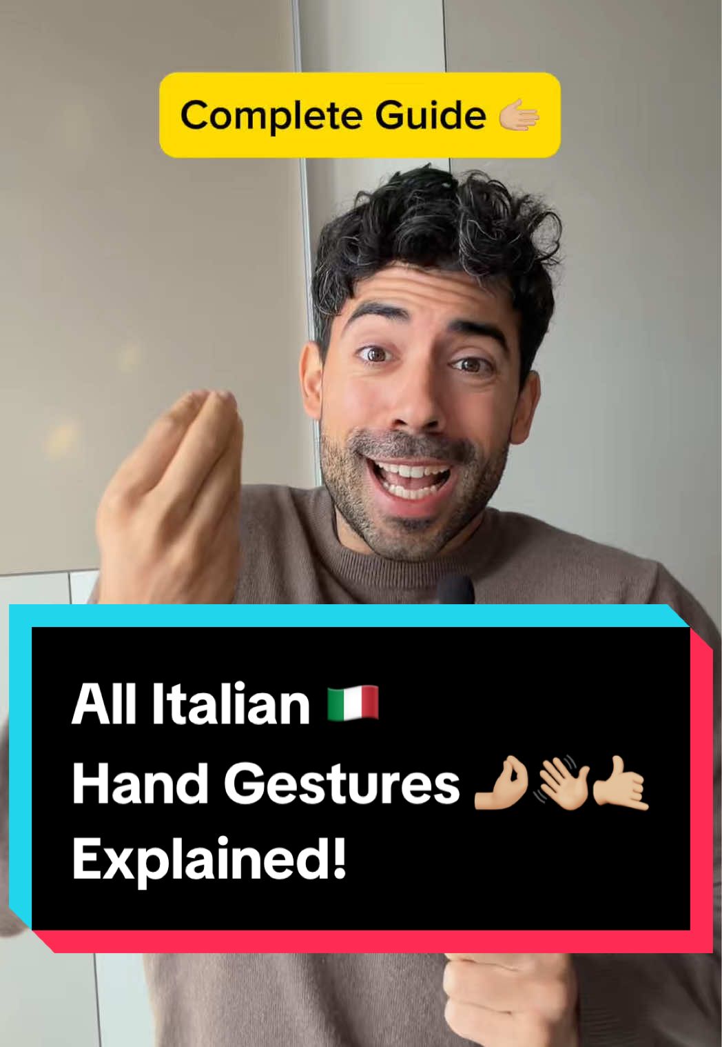 All Italian Hand Gestures Explained 🫱🏼🤌🏼🇮🇹 #italian #italiano #learnitalian #LanguageLearning #speakitalian 