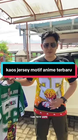 Baju jersey motif anime dengan 3 motif yang berbeda-beda pasti nya kalian suka dan keren ,baju jersey bahan nya dryfit milano #jerseydryfit #jerseyanime #jersey #bajujerseymurah #kaosjersey 