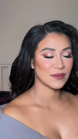 glam on our gorgeous client!! obsessed ☁️🍂🤍