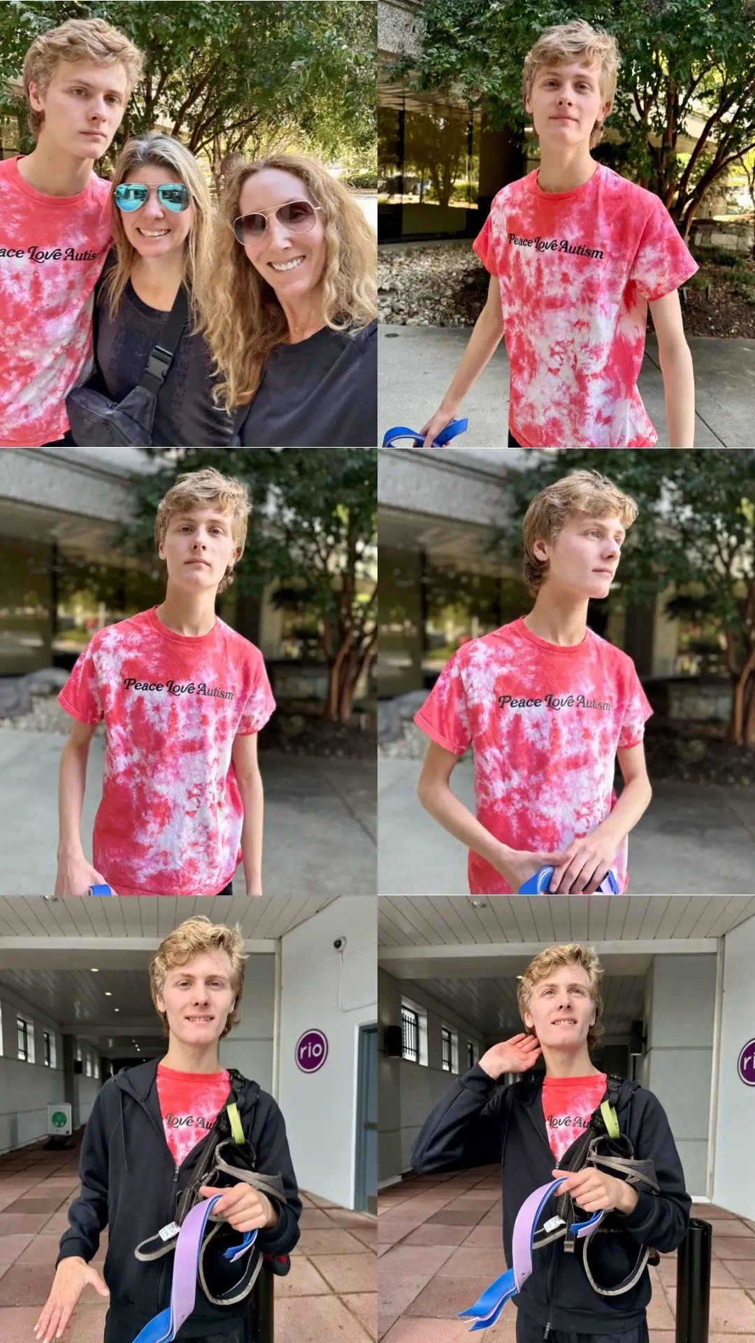 We have been traveling on and off since June! This is one of the few weekends we’ve spent at home and we are having a hard time being home! Where should we go next? #autism #nonspeaking #spelling #gabe @Caroline Kiernan 