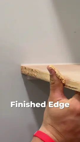 My Way of Finishing the Plywood Edge! #construction #realestate #DIY #entrepreneur #design    