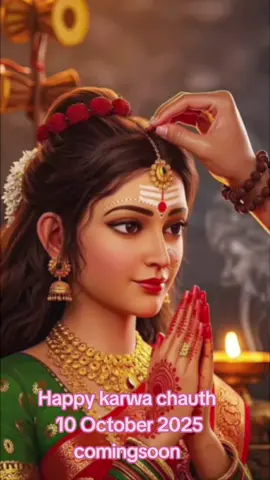 happy karwa chauth #comingsoon2025 #10 october 2025#foryou #foryoupage #unfrezzmyaccount ♥️♥️♥️♥️😍😍😍😍😘😘❤️❤️🤣🌺💞💗🌹🌹🙌🙌💐👌🥳🎉🎊🙏💃