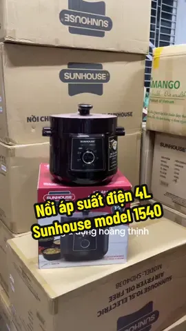 Nồi áp suất điện 4 l Sunhouse 1540##noicom##noinaudanang##noiapsuat##noiapsuatdanang##noiapsuatdien
