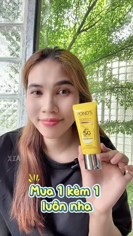 Mua 1 kèm 1,Kem chống nắng phổ rộng Pond's zá hssv mà ch.ất lượng k hề sv nha#kemchongnang #chongnangphorong #uvmiracle #pondsvietnam #hoptaccungunilever 