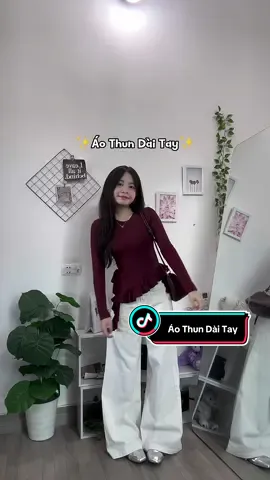 Màu đỏ sáng da nè #aothundaitay #aothunnu #xuhuong #xh #fyp 