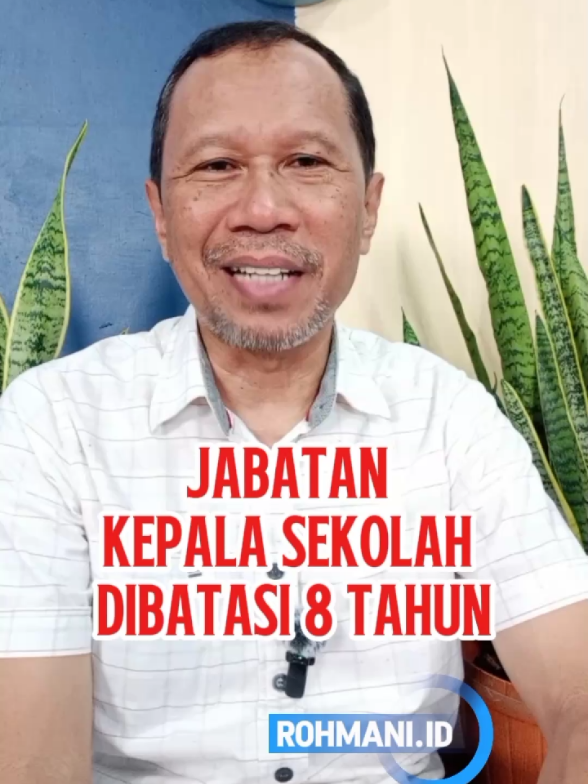 Jabatan kepala sekolah dibatasi 8 tahun #curhatpublikyuk #kepalasekolah 